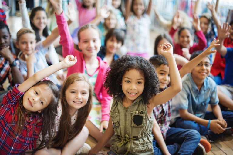 Students,Children,Cheerful,Happiness,Concept